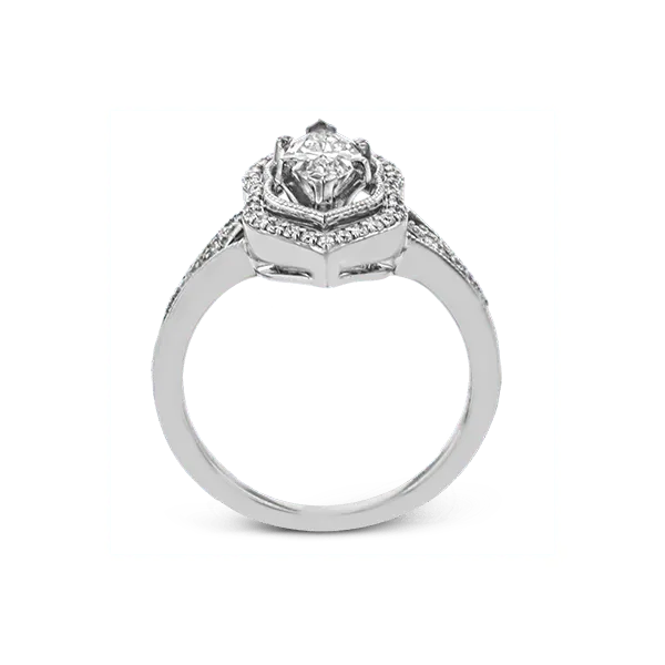 Platinum Semi-mount Engagement Ring Image 3 Diamond Showcase Longview, WA