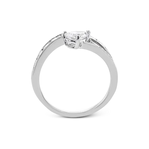 18k White Gold Semi-mount Engagement Ring Image 3 Diamond Showcase Longview, WA