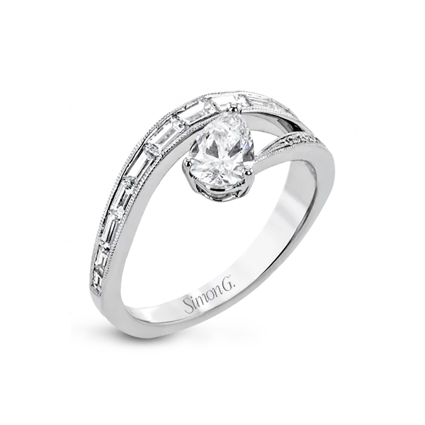 Platinum Semi-mount Engagement Ring Diamond Showcase Longview, WA