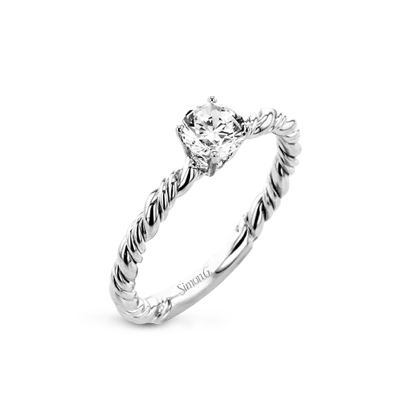 Platinum Semi-mount Engagement Ring James & Williams Jewelers Berwyn, IL