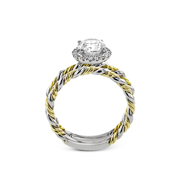 18k Two-tone Gold Wedding Set Image 3 Diamond Showcase Longview, WA