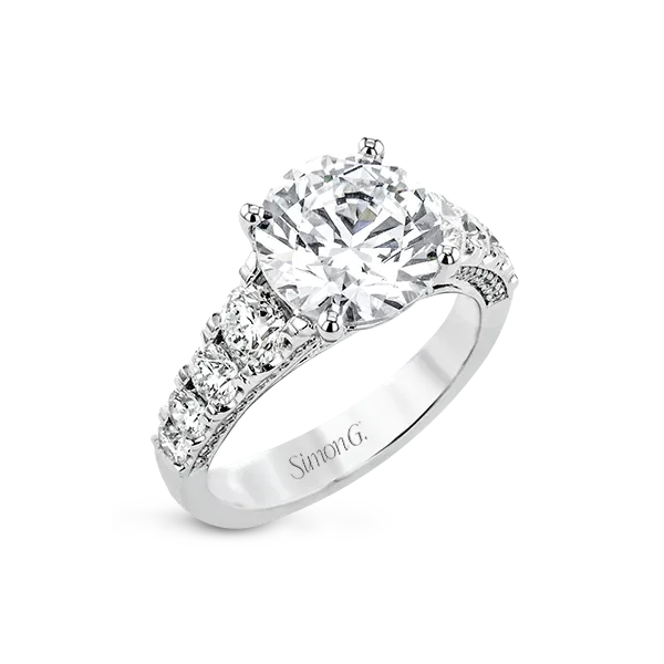 18k White Gold Semi-mount Engagement Ring Diamond Showcase Longview, WA