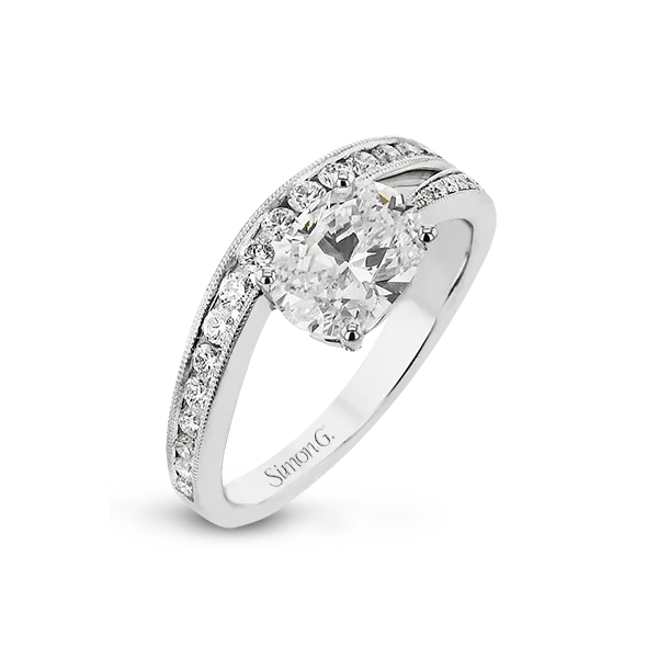 18k White Gold Semi-mount Engagement Ring Diamond Showcase Longview, WA