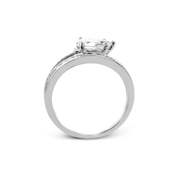 18k White Gold Semi-mount Engagement Ring Image 3 Diamond Showcase Longview, WA