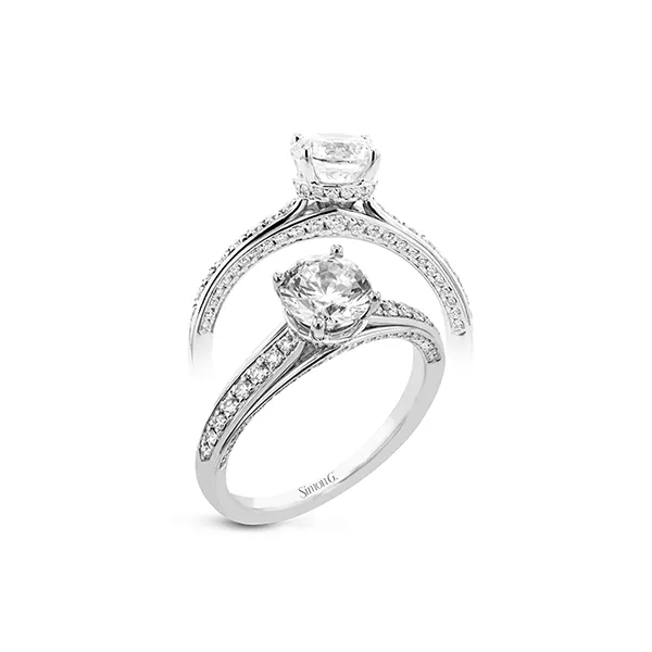 Platinum Semi-mount Engagement Ring Diamond Showcase Longview, WA