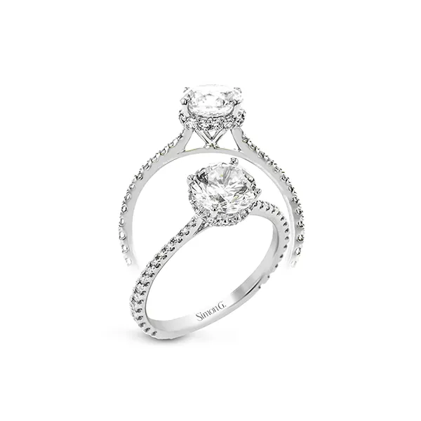 Platinum Semi-mount Engagement Ring Diamond Showcase Longview, WA