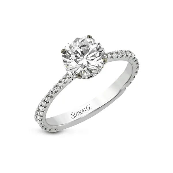 Platinum Semi-mount Engagement Ring Diamond Showcase Longview, WA