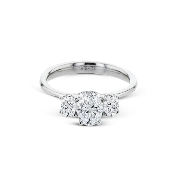 Platinum Semi-mount Engagement Ring Image 2 Diamond Showcase Longview, WA