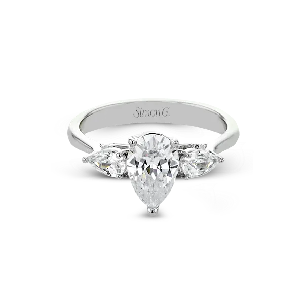 Platinum Semi-mount Engagement Ring Image 2 Diamond Showcase Longview, WA