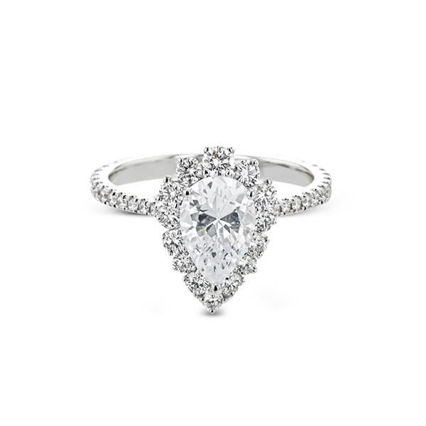 18k White Gold Semi-mount Engagement Ring Image 2 Diamond Showcase Longview, WA