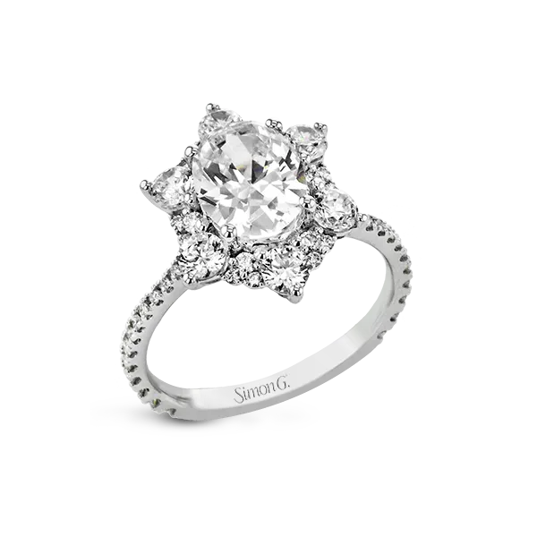 Platinum Semi-mount Engagement Ring Diamond Showcase Longview, WA