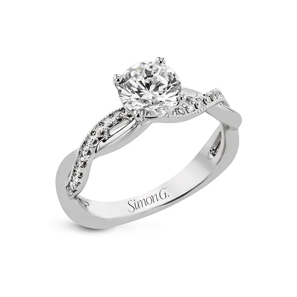 18k White Gold Semi-mount Engagement Ring Diamond Showcase Longview, WA