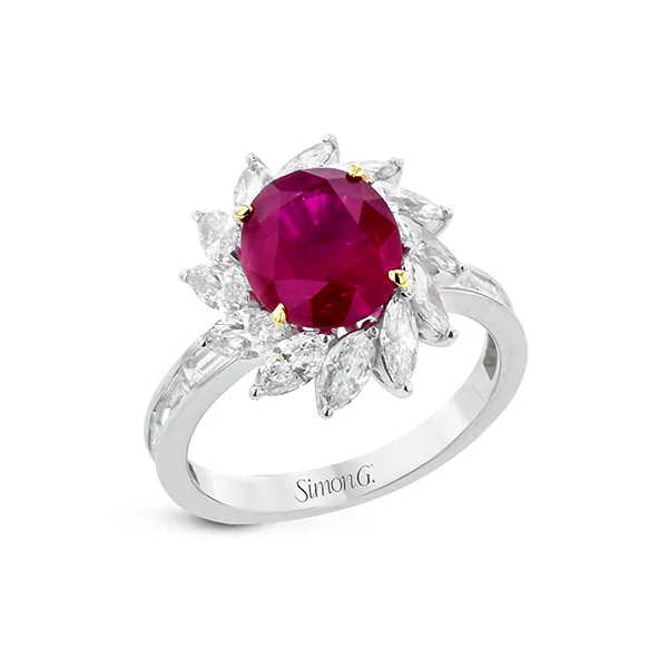 Platinum Gemstone Fashion Ring Almassian Jewelers, LLC Grand Rapids, MI