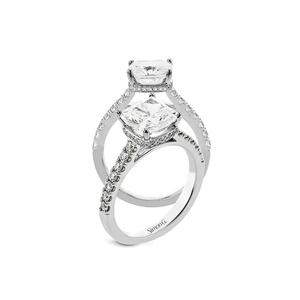 Platinum Semi-mount Engagement Ring Diamond Showcase Longview, WA