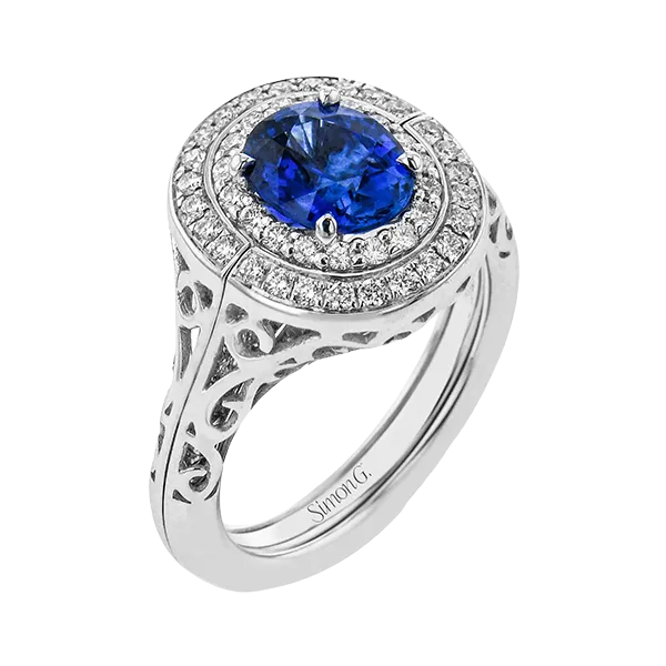 18k White Gold Gemstone Fashion Ring Diamond Showcase Longview, WA