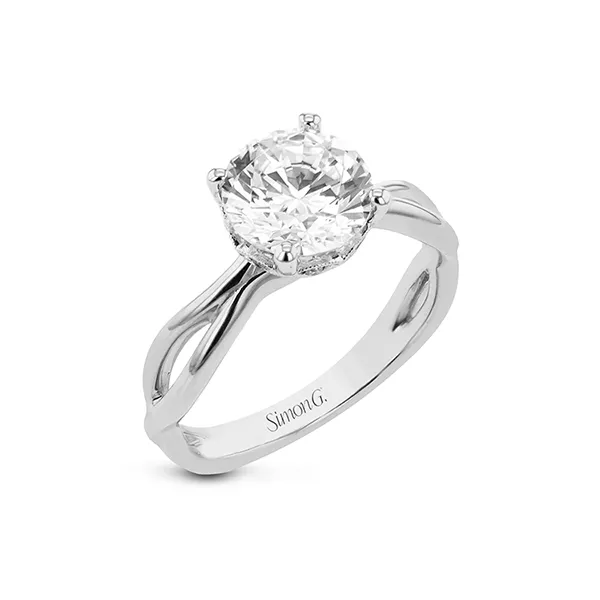18k White Gold Semi-mount Engagement Ring Diamond Showcase Longview, WA