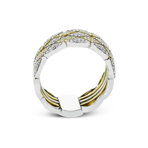 18k Two-tone Gold Diamond Fashion Ring Image 3 Diamond Showcase Longview, WA