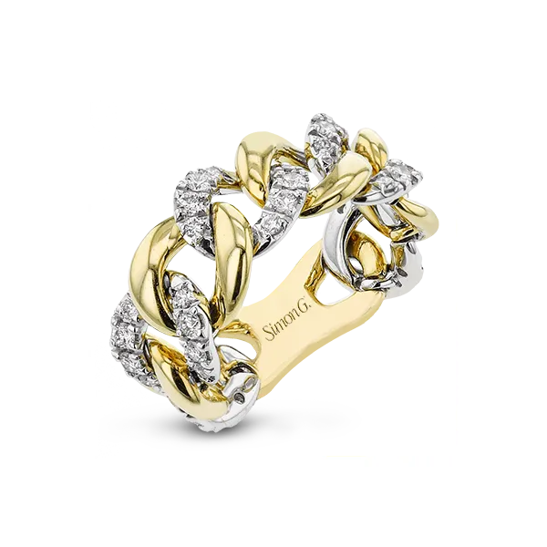 18k Two-tone Gold Diamond Fashion Ring Diamond Showcase Longview, WA