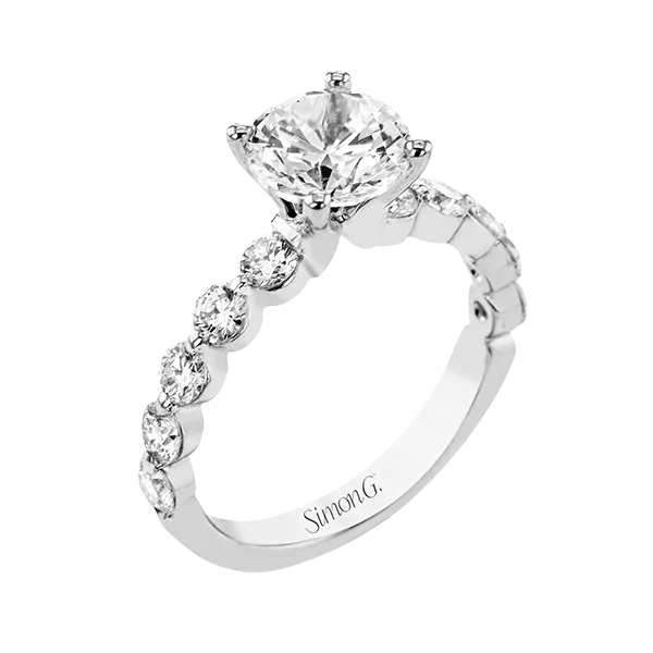 Platinum Semi-mount Engagement Ring Diamond Showcase Longview, WA