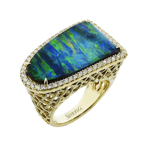 18k Yellow Gold Gemstone Fashion Ring Quenan's Fine Jewelers Georgetown, TX
