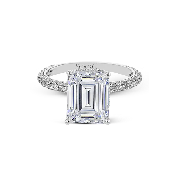 Platinum Engagement Ring Image 3 Quenan's Fine Jewelers Georgetown, TX