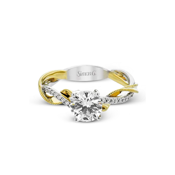 18k Two-tone Gold Engagement Ring Diamond Showcase Longview, WA