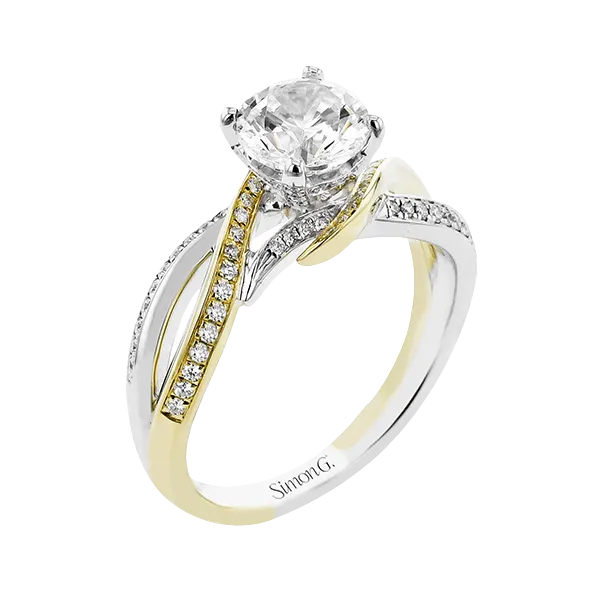 18k Two-tone Gold Engagement Ring Diamond Showcase Longview, WA