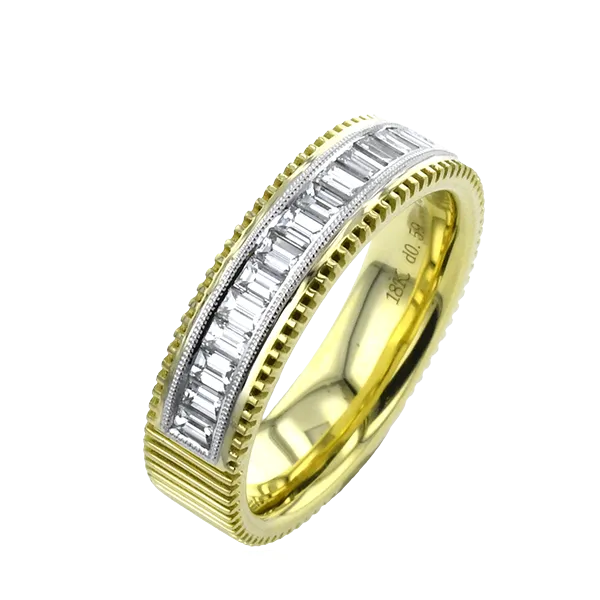 18k Two-tone Gold Diamond Fashion Ring James & Williams Jewelers Berwyn, IL