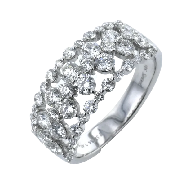 18k White Gold Diamond Fashion Ring Quenan's Fine Jewelers Georgetown, TX