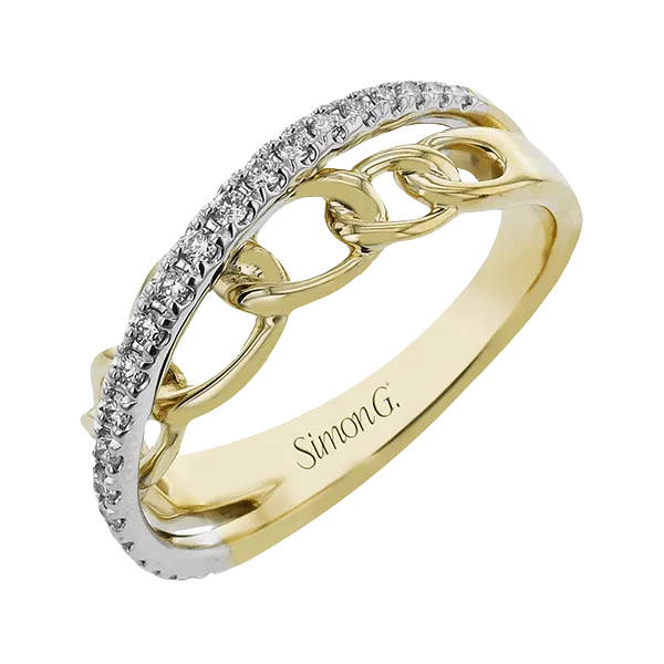 18k Two-tone Gold Diamond Fashion Ring Diamond Showcase Longview, WA