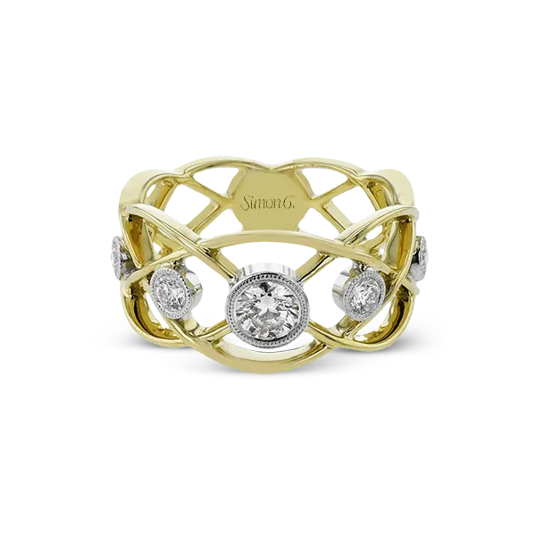 18k Two-tone Gold Diamond Fashion Ring Image 3 James & Williams Jewelers Berwyn, IL