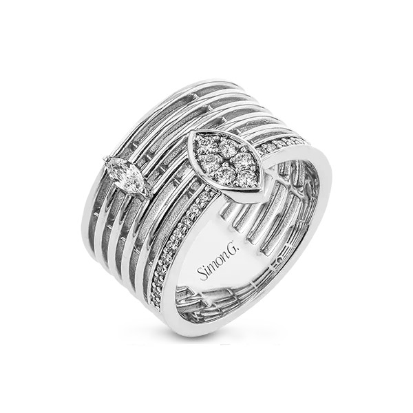 18k White Gold Diamond Fashion Ring James & Williams Jewelers Berwyn, IL