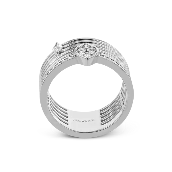 18k White Gold Diamond Fashion Ring Image 2 James & Williams Jewelers Berwyn, IL