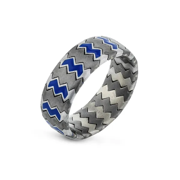 14k White Gold Men's Wedding Band Diamond Showcase Longview, WA