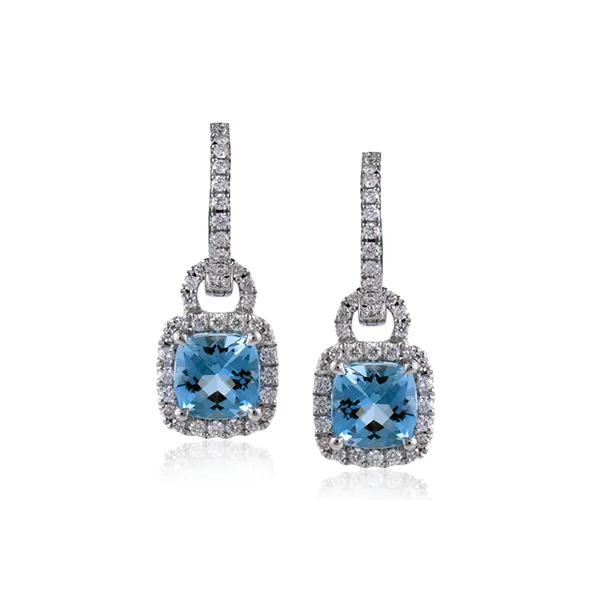 18k White Gold Gemstone Earrings Diamond Showcase Longview, WA