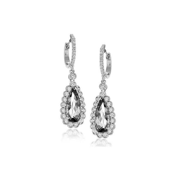18k White Gold Gemstone Earrings Diamond Showcase Longview, WA