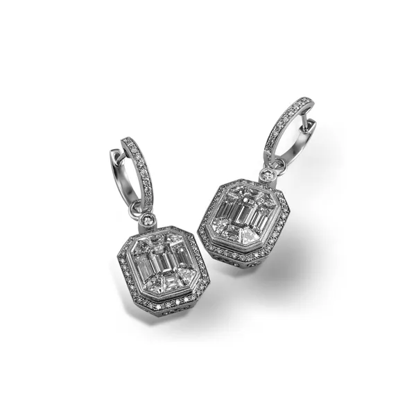 Platinum Diamond Earrings Diamond Showcase Longview, WA