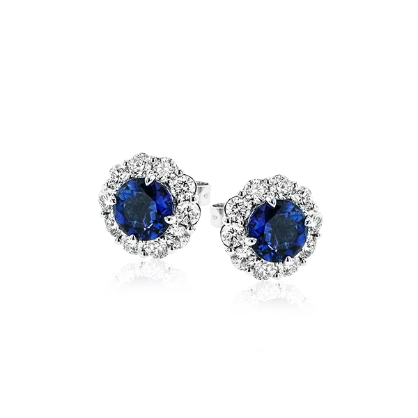 18k White Gold Gemstone Earrings Diamond Showcase Longview, WA