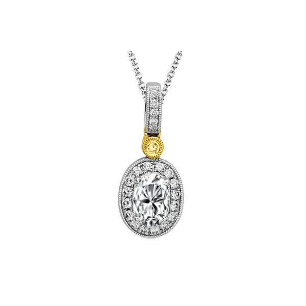 18k Two-tone Gold Gemstone Pendant Diamond Showcase Longview, WA
