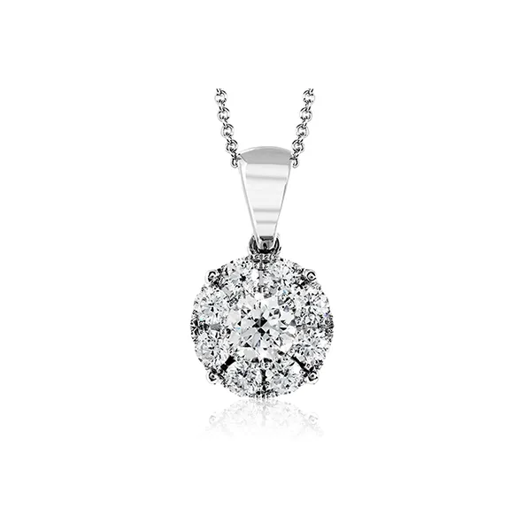 18k White Gold Diamond Pendant Diamonds Direct St. Petersburg, FL