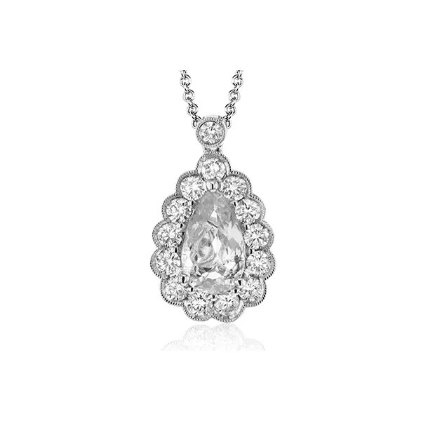 18k White Gold Gemstone Pendant Diamond Showcase Longview, WA