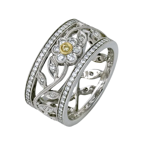 18k Two-tone Gold Diamond Fashion Ring Diamond Showcase Longview, WA