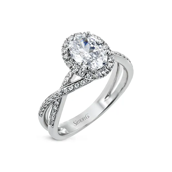 18k White Gold Semi-mount Engagement Ring Diamond Showcase Longview, WA