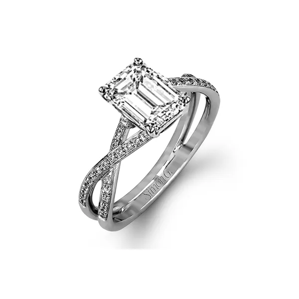 Platinum Semi-mount Engagement Ring Diamond Showcase Longview, WA