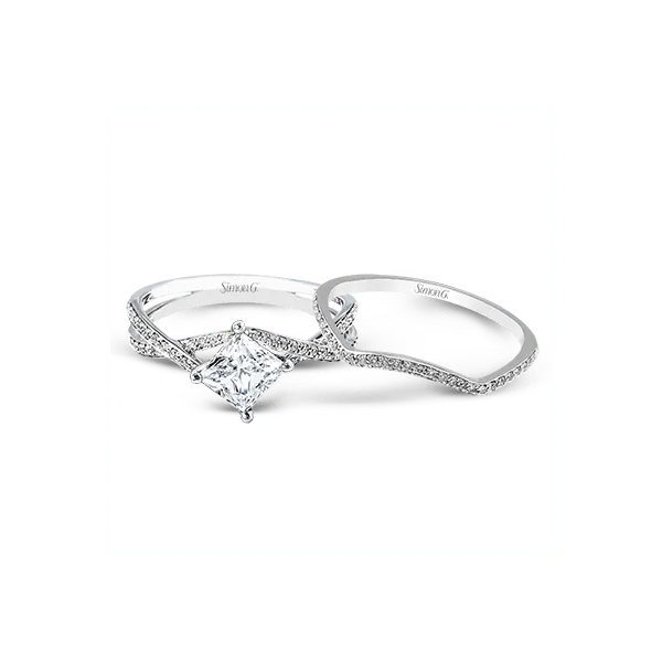 Platinum Wedding Set Image 2 Diamond Showcase Longview, WA