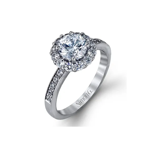 Platinum Semi-mount Engagement Ring Diamond Showcase Longview, WA