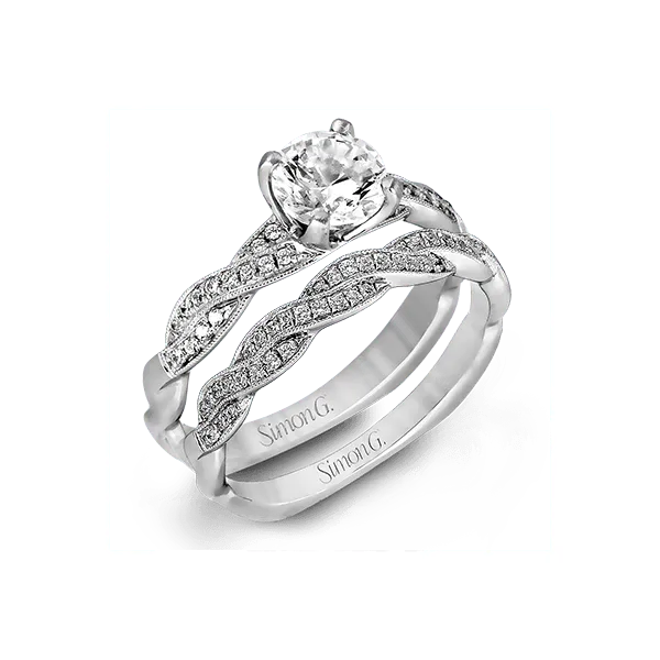 18k White Gold Wedding Set Diamond Showcase Longview, WA
