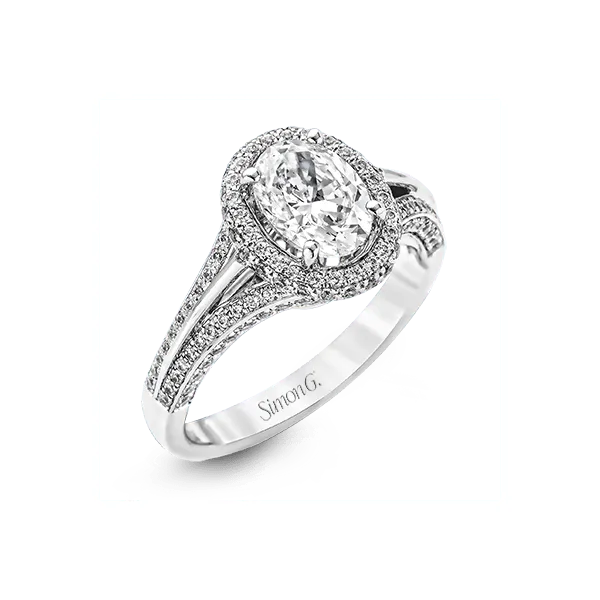 18k White Gold Semi-mount Engagement Ring Diamond Showcase Longview, WA