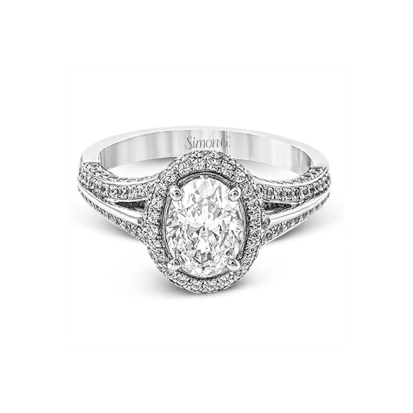 Platinum Semi-mount Engagement Ring Image 2 Diamond Showcase Longview, WA