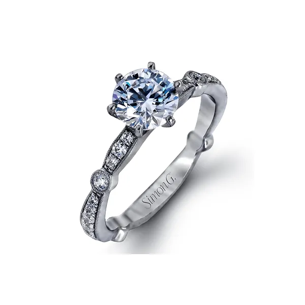 18k White Gold Semi-mount Engagement Ring Diamond Showcase Longview, WA